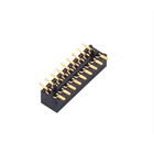 2.0mm pitch female header dual row single plastic SMT H4.3  temira without cap withou column Otype