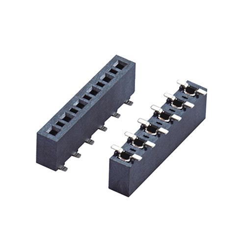 1.27mm Pitch 5 Pin Female Header Dual Row SMT H2.0 With Column